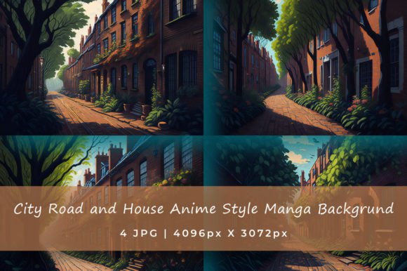 Download LOFI Street Anime Style Manga Background - Anime style Collection